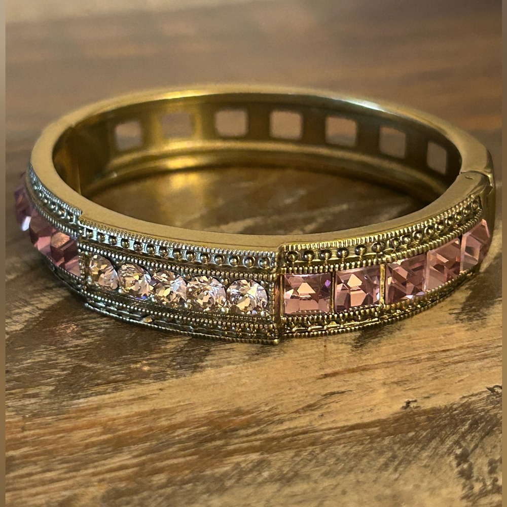 Heidi Daus Pink Amethyst Bangle